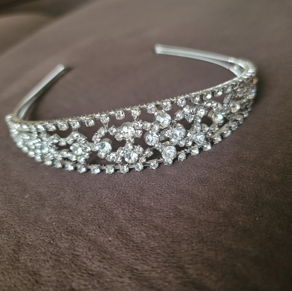 David's Bridal crystal headband